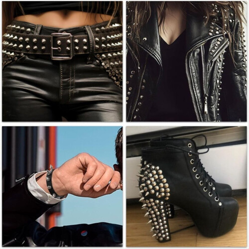 Κιτ 200 τεμαχίων με καρφιά και κώνους Punk Spikes Κιτ με καρφιά κ 2