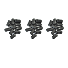 Lot de 10 clips annulaires mobiles à noyau de ferrite noir de 7 mm de diamètre intérieur
