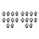 Muntdisplaydoos - Set van 10 3D zwevende displayhouders 1