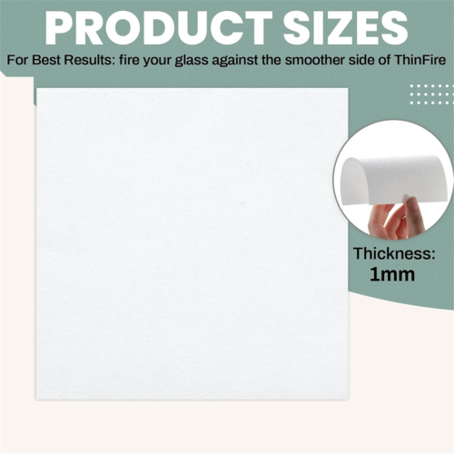 60 φύλλα χαρτιού Kiln Shelf 5 ίντσες X 5 ίντσες Small Kiln Paper 1
