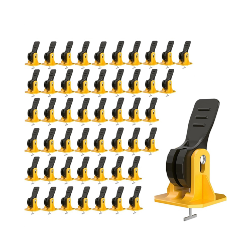 50 PCS Tile Tools for Leveling Installation, Reusable Leveling System