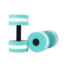 Set van 2 aerobics-schuimrubberen dumbbells, waterweerstandsstang voor zwemmen