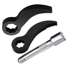 3Pcs Pry Bar Wrench Adaptor-Head,1/2in 3/8in Drive Angle-Head Pry Bar