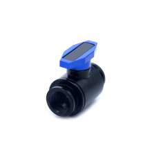 Waterkoelingsset met dubbele binnendraad G1/4, blauw en zwart.