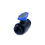 Kit di raffreddamento a liquido con doppia filettatura interna G1/4, blu e nero. 1