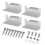 4 Set Solar Panel Mounting Bracket Kits PV Panel Roof Solar Panel 1