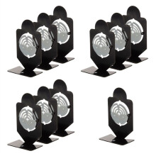 Set van 10 kleine, draagbare oefendoelen.