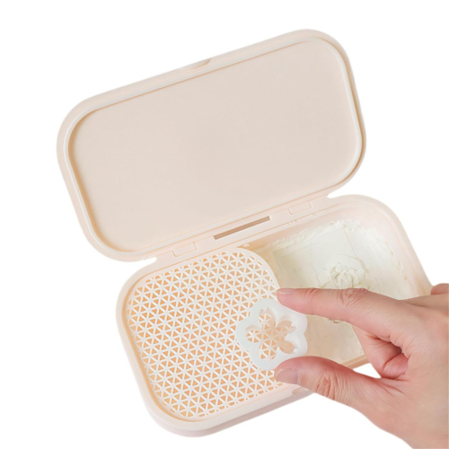 Cornstarch- Box for Polymer Clay, Non-Stick Tool