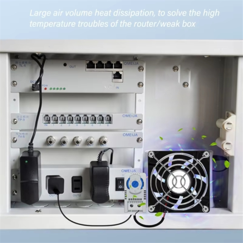 USB-kast met 80 mm ventilator, stil koelsysteem 1