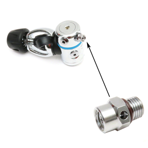 Technical Scuba Diving First Stage over Pressure Relief Valve 2