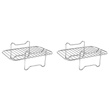 2X Rack for Double Basket Air Fryers,for Foodi DZ201