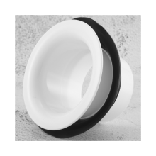 Bassdrum-Verstärker aus ABS-Gummi, weiß