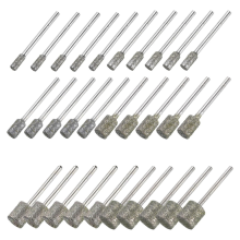 Diamond Grinding Burrs Drill Bit 1/8 Inch Shank 3/4/5/6/8/10mm Dia
