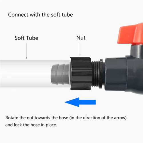 20mm akvariumluftvattenregulator flödesrör rördelare 1