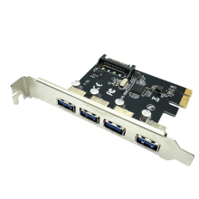4-poorts USB 3.0 PCI-E uitbreidingskaart PCI Express PCIe USB 3.0 hub