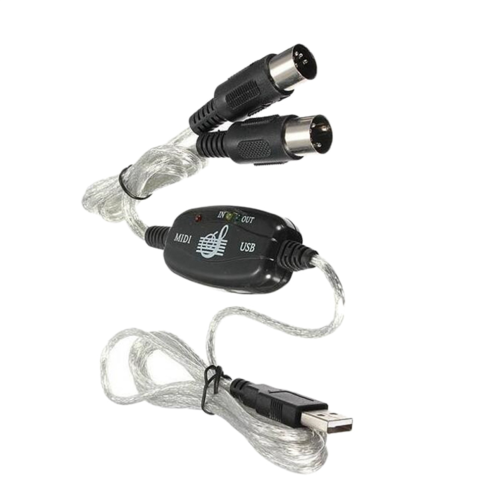 Μετατροπέας καλωδίου USB σε MIDI 5 ακίδων για ηλεκτρονικά όργ 1