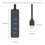 4-Port High-Speed USB 3.0 Hub 50CM USB Splitter Adapter 1