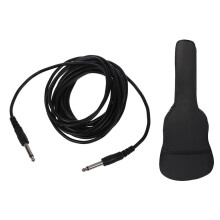 Bolsa de guitarra de 38 pulgadas, de tela Oxford, para hombro, con piezas incluidas