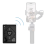 Télécommande Bluetooth HRT-03 pour stabilisateur de cardan de smartphone (blanche) 3