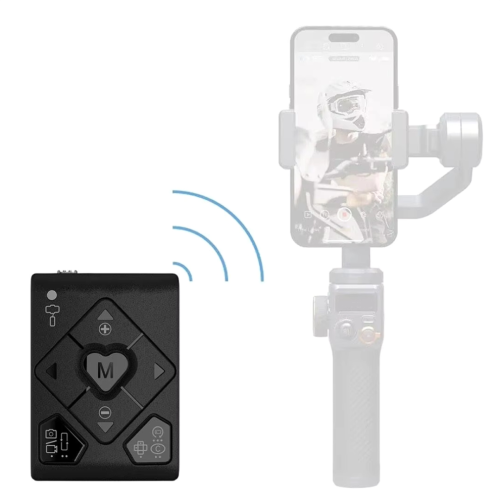 Télécommande Bluetooth HRT-03 pour stabilisateur de cardan de smartphone (blanche) 2