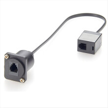 Cavo Cat.3 RJ11/RJ9 4p4c per montaggio a pannello XLR/D-Type.