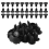 30pcs 9mmx8mm Hole Plastic Car Tree Clips Rivets Retainer 3