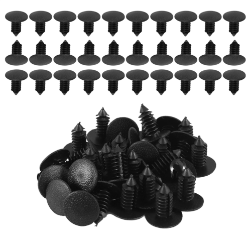 30pcs 9mmx8mm Hole Plastic Car Tree Clips Rivets Retainer 2