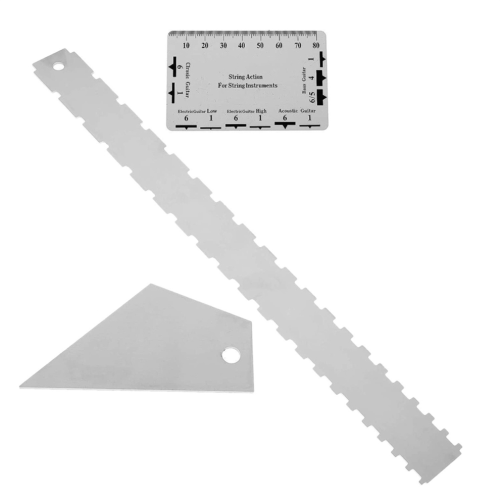 Gitarrhalslinjal Halsgreppbrädesstift Höjdmätningslinjal