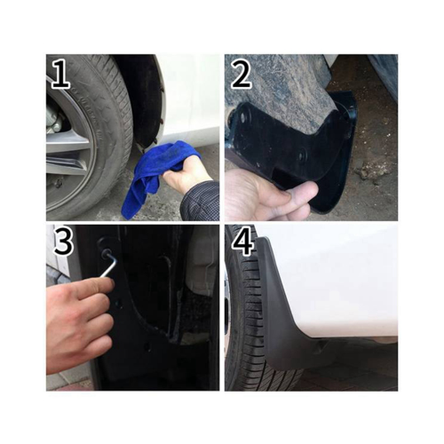 4 guardabarros para Picanto 2011-2018 2