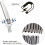 Langes magnetisches Bit-Set, 20-teilig, Schlitzbits, 1/4-Zoll-Sechskant 3