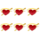 Servilleteros con forma de corazón para decorar la mesa de boda de San Valentín 1