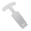 Set mit 2 Metall-Schwimmbadstopfenentfernern 2