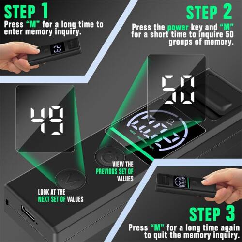 Alcootest portable avec écran LCD numérique 3 couleurs 2