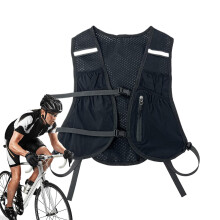 Running Vest for Women Marathon Runner Water Bottle Holder Giost IDRATION Breathable Black