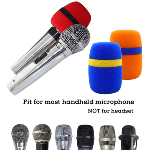 10Pcs Thickened KTV Handheld Dust Proof Soft Sponge Microphone Cover 2