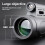 Monocolo 12x50 con prisma BAK4, portatile HD, standard. 4