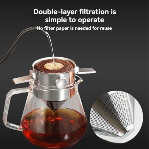 Bärbart kaffefilter i rostfritt stål för kaffe 1