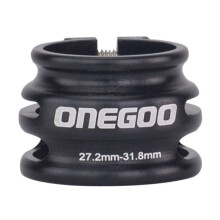 Zadelpenklem van aluminiumlegering voor racefietsen, zwart, 27,2-31,8 mm