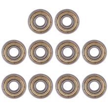 10 Stück 8 x 22 x 7 mm Skateboard-Kugellagerrollen ABEC-5 608ZZ