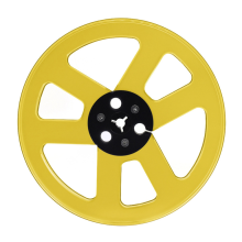 1/4 7 inch lege opwikkelnaaf voor /ReVox geel