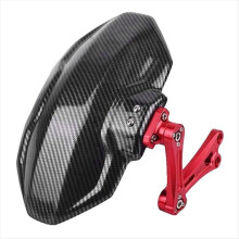 Guardabarros trasero universal para rueda de motocicleta, protector contra salpicaduras de neumáticos