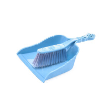 Efficient Desktop Use Broom and Ergonomic Dustpan NonSlip-Blue