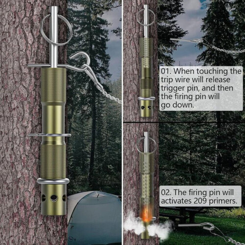 Perimeter-Reisealarm mit Reisekabel für Camping 2