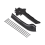 Motorcycle Frame Guard Cover Protector for DRZ400,Black 4