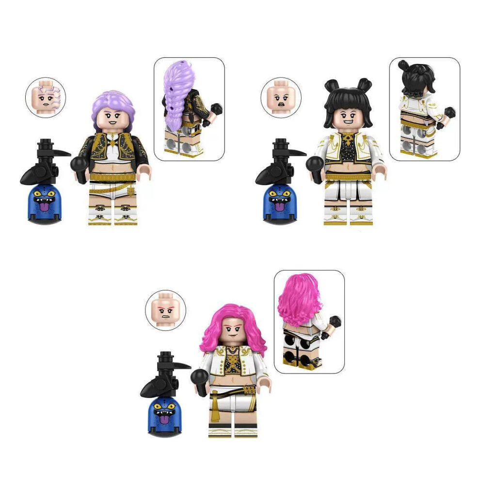 Photos - Construction Toy 3pcs Monster Hunt Building Blocks Minifigures Kids Toys Gifts