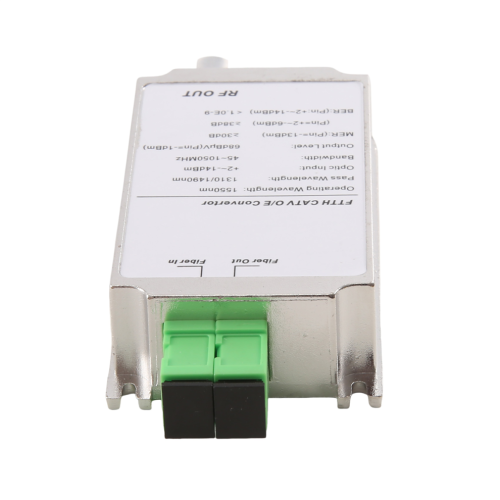 Mini CATV FTTH Receiver WDM Node Converter AGC 1310nm/1550nm 1
