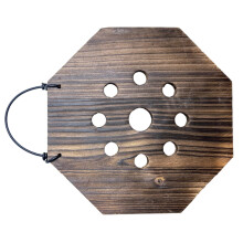 Indoor Wood Fern Hanging Board Wall Mounted Planter-Star anise
