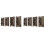 8Pcs Vintage Antique Bronze Drawer Ring Pull Handles,Furniture Handle 1