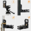 Infrared Level L-Shape Adapte Magnetic Pivoting Base 4