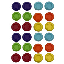 Pack of 24 Plastic Insect Supplier Dishes for Dubia Roaches and
